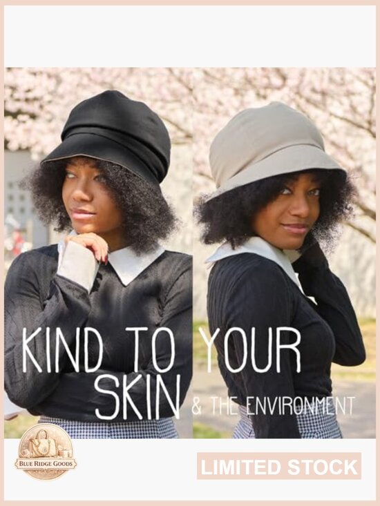 Organic Cotton Bucket Sun Hat Reversible Foldable Chemo Cap SPF 50 main image 4